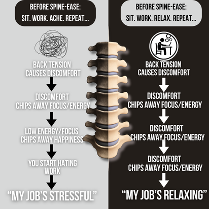 SPINE-EASE®: OFFICE CHAIR BACK MASSAGER