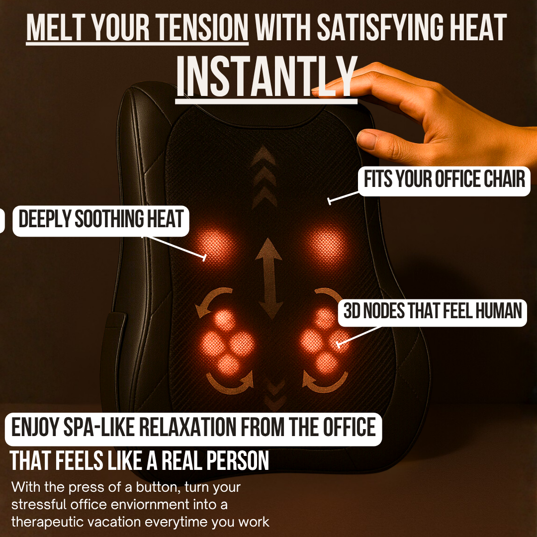 SPINE-EASE®: OFFICE CHAIR BACK MASSAGER