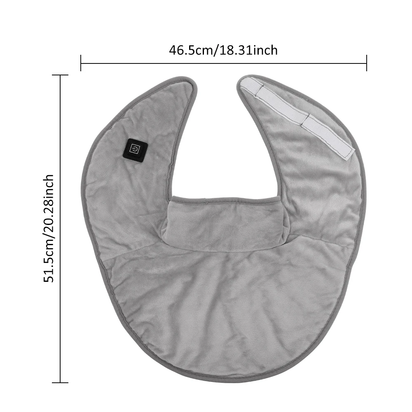 Electric Heating Shoulder Neck Pad Massager Three Gear Hot Compress Cervical Shawl Warmer USB for Shoulder Neck Back Relax Brace