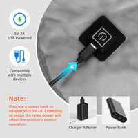 Electric Heating Shoulder Neck Pad Massager Three Gear Hot Compress Cervical Shawl Warmer USB for Shoulder Neck Back Relax Brace