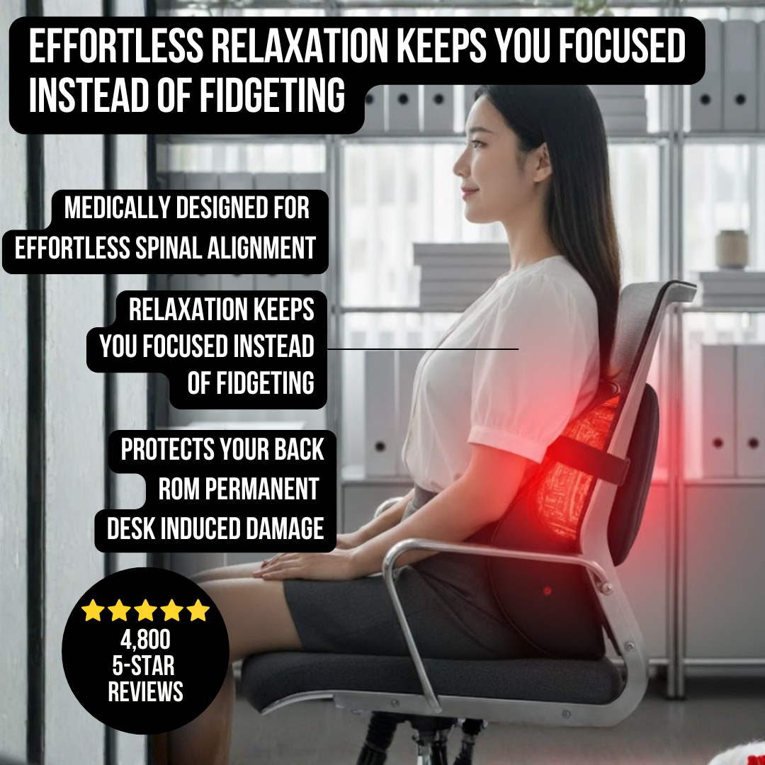 SPINE-EASE®: OFFICE CHAIR BACK MASSAGER