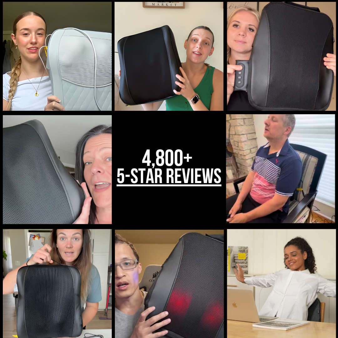 SPINE-EASE®: OFFICE CHAIR BACK MASSAGER