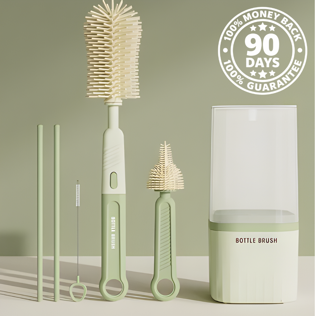Momee®: Fast Sanitizing Bottle Brush Kit