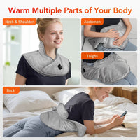Electric Heating Shoulder Neck Pads Cervical Shawl Massager Cervical Brace Wrap Thermal Compress Relieve Fatigue Warm Back